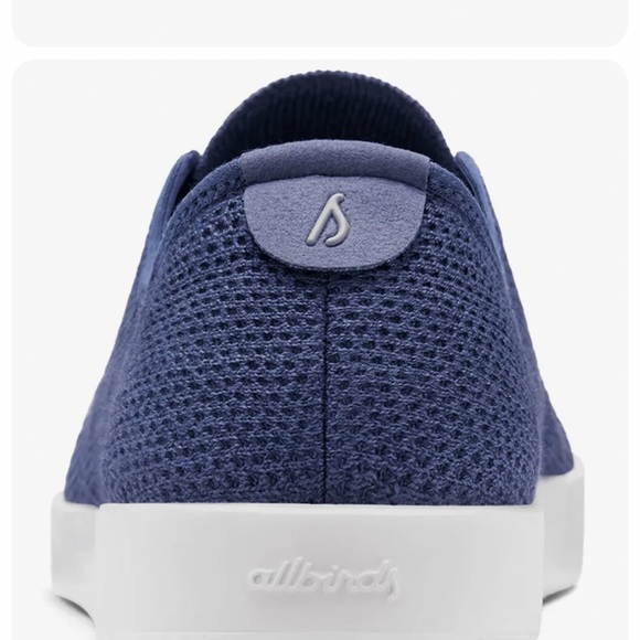 Mint ALLBIRDS Tree Skipper Boat Shoes Navy Blue Mesh Washable Lace Up Sneaker - Picture 7 of 12